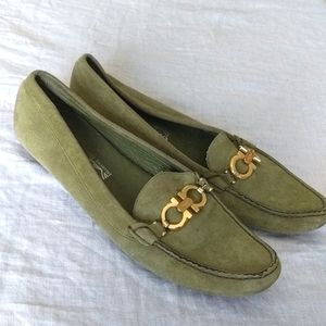 Salvatore Ferragamo Suede Loafers